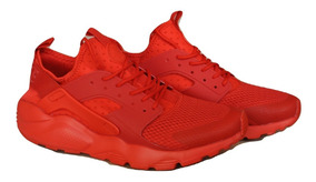 Kp3 Zapatos Caballeros Nike Air Huarache Ultra Rojo Completo