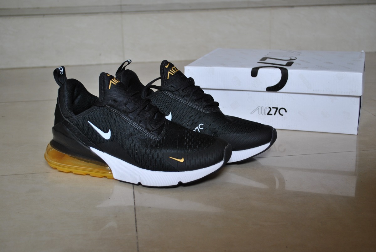 nike 270 negras con dorado