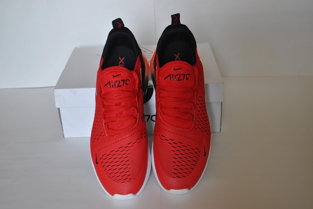 Kp3 Zapatos Caballeros Nike Air Max 270 Rojo Negro Blanco Kp3 Zapatos Caballeros Nike Air Max 270 Rojo Negro Blanco