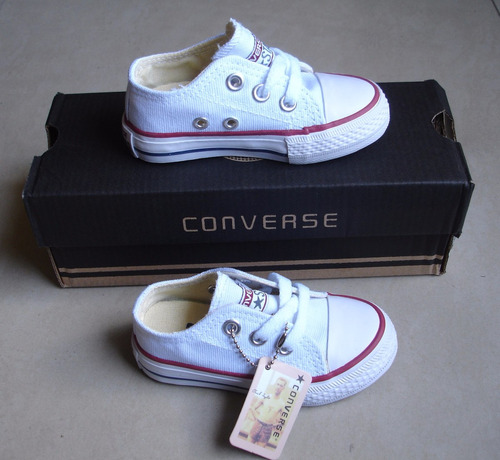 converse blancos para bebe