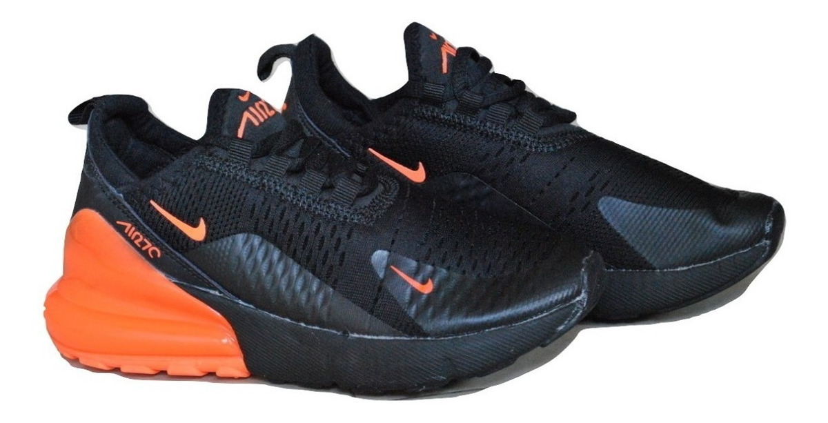 nike air max 270 negro con naranja