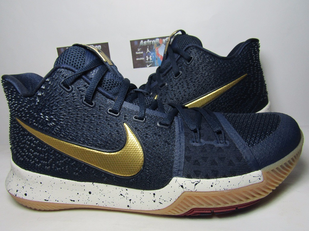 Kyrie Irving 3 Obsidian Gold En Caja (25.5 Mex) Astroboyshop - $ 2,320.00 en Mercado Libre