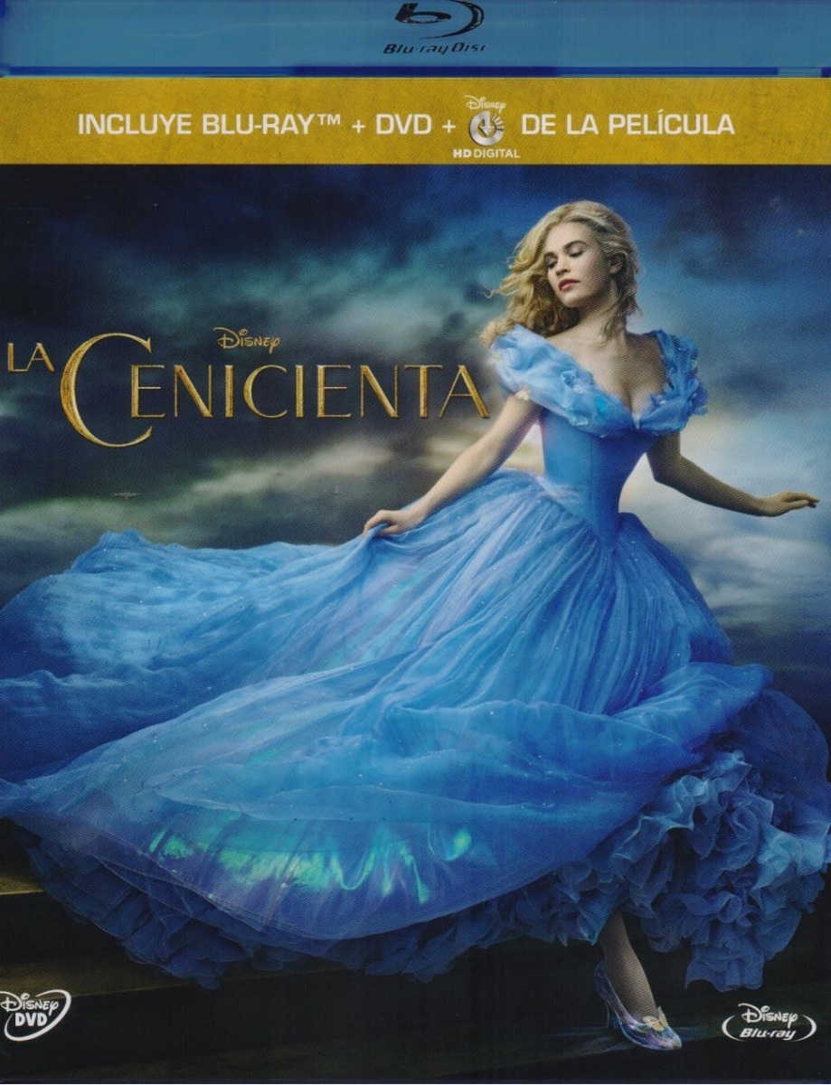 La Cenicienta Cinderella 2015 Disney Pelicula Blu-ray + Dvd ...