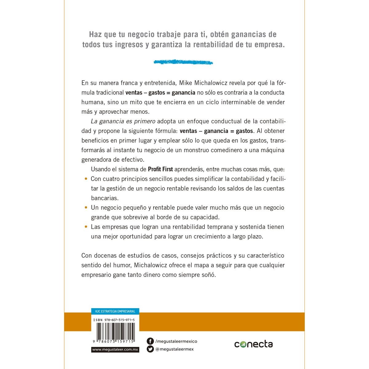 la ganancia es primero - mike michalowicz - penguin random h. Cargando zoom.