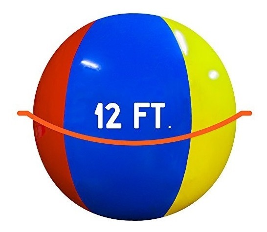 bola de playa gigante
