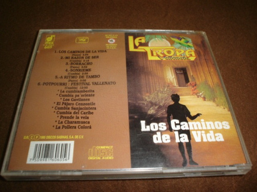 La Tropa Vallenata Cd Album Los Caminos De La Vida Css 15000