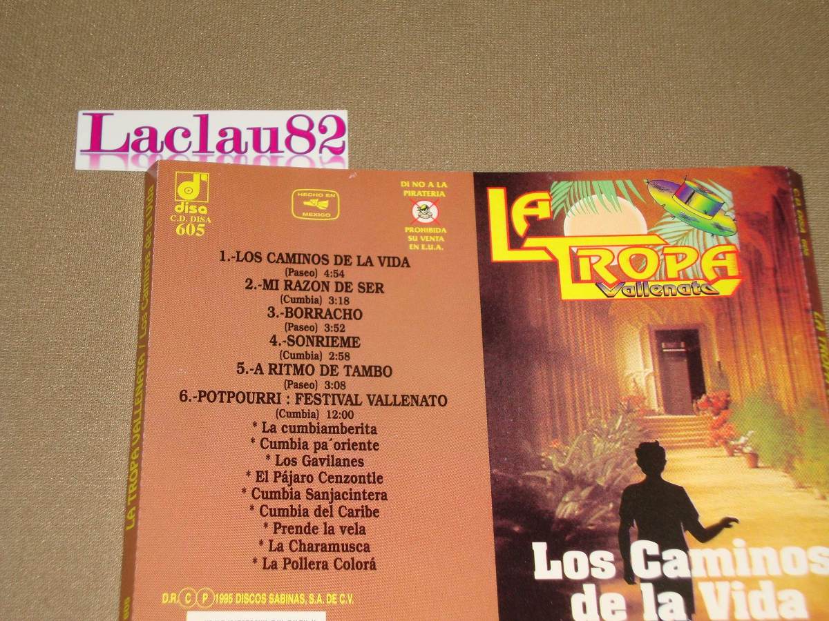 La Tropa Vallenata Los Caminos De La Vida 1995 Disa Cd Salsa 9000