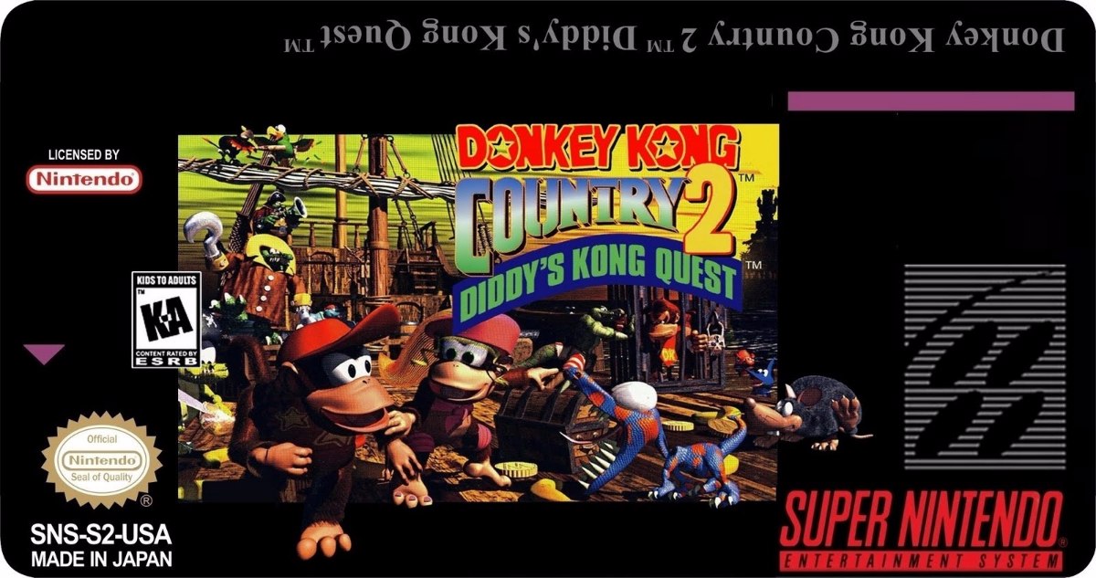 label donkey kong country