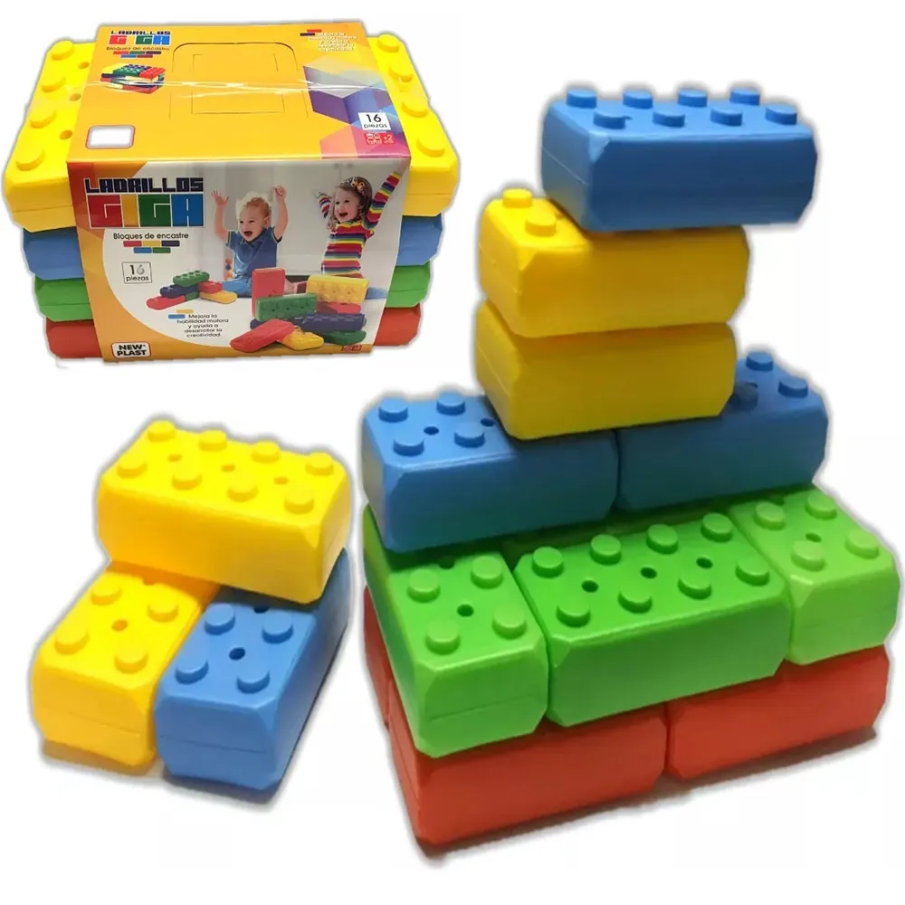 ladrillos de encastre para niños
