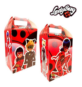 Ladybug Catnoir Caja Dulcera 10 Dulcero Aguinaldo Piezas K1lc3FTJ