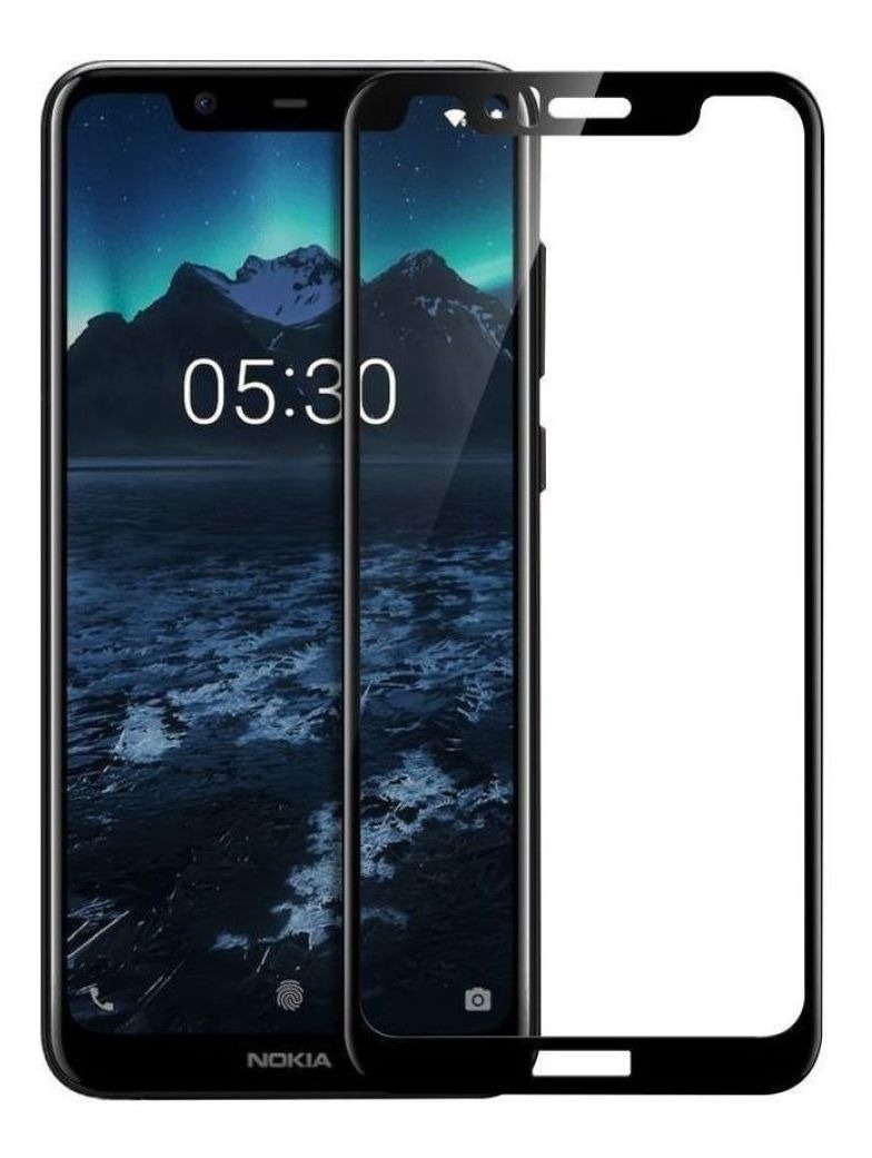 Pegamento 9D Completo Protector de Pantalla de Vidrio Templado Para Nokia 5.1