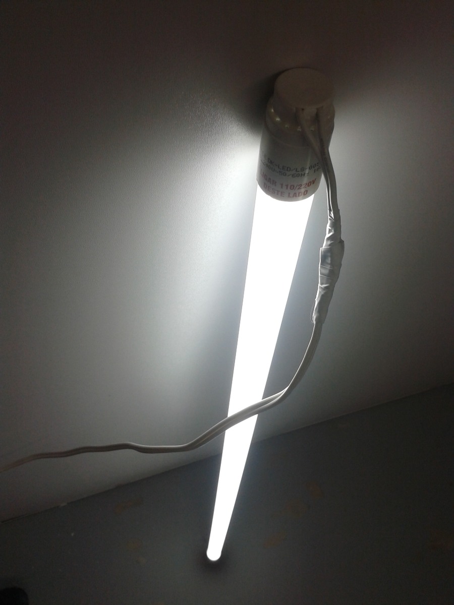 Lampada Fluorescente Led 18w 1,20mt R 45,00 em Mercado
