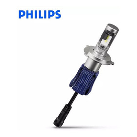 Lâmpada Led Philips H4 6000k Farol Moto + T10 Brinde