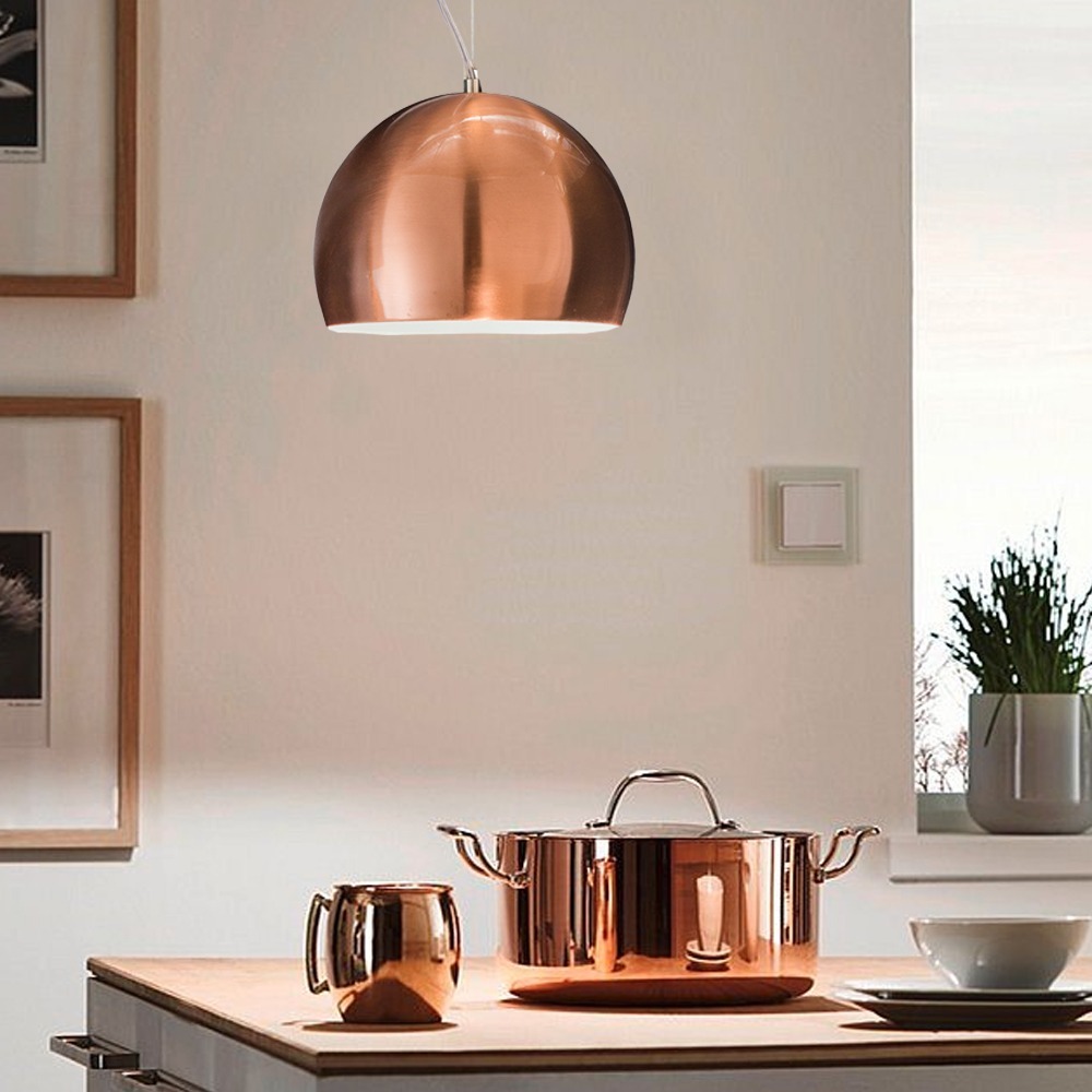 Lampara Colgante Moderna 3 Luces Cobre Regulable Comedor Led Lampara Colgante Moderna 3 Luces Cobre Regulable Comedor Led