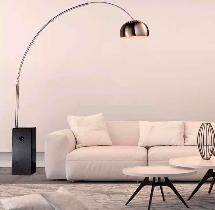 Cm 32 Cromo Mármol Negro 60kg Base De Lámpara Arco Pie BedCoEQrxW