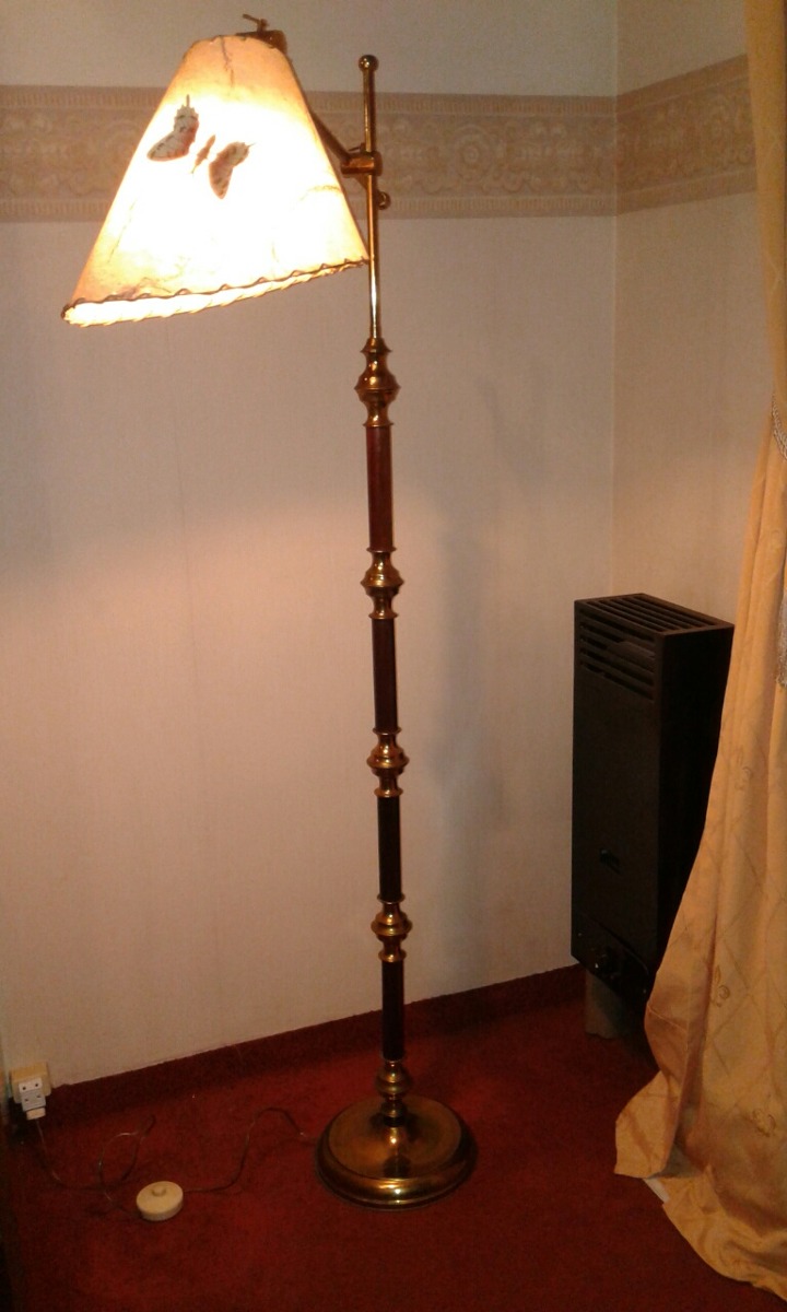 00 De Y 000 Madera2 Pie Lámpara Bronce VqSGpzjLUM