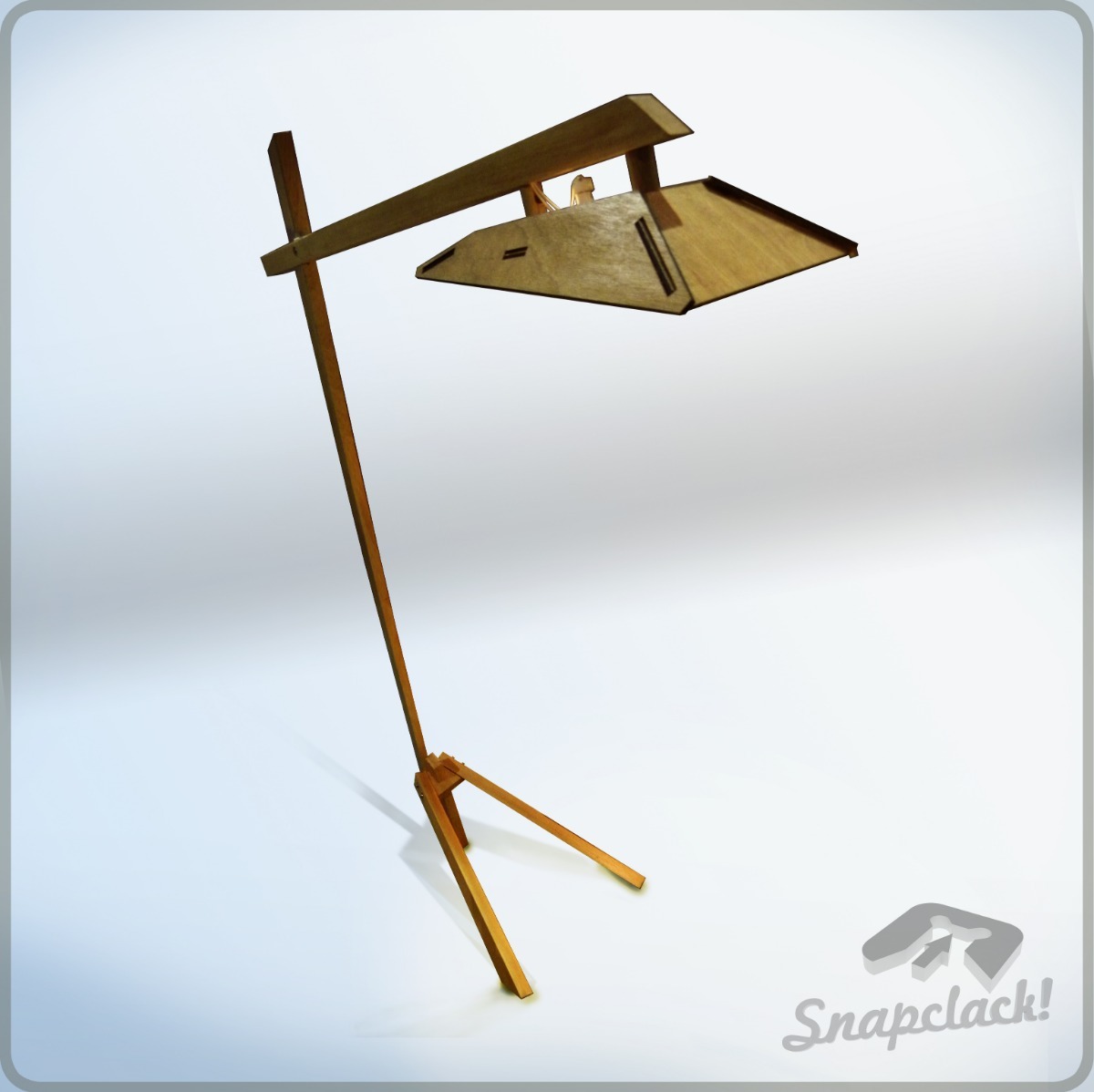 Minimalista Banak Moderna Madera Tripie Pie De Lámpara De De eIWYD9bEH2