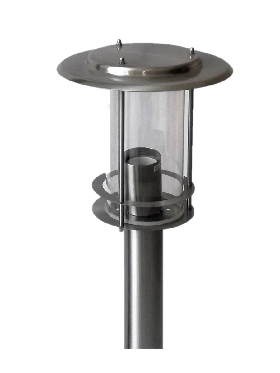 Lampara Exterior Pie Poste Led Acero Inox Jardin Patio 50cm Cargando Zoom