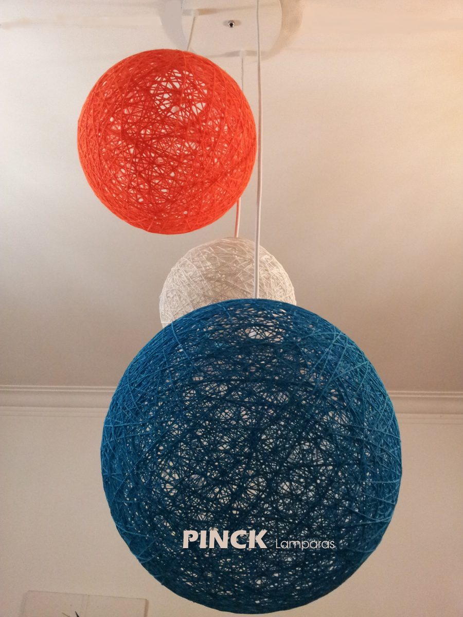 3 50 Diametro Lampara 30cm De Globos Multiple 40 Hilo fbg6y7
