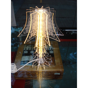 Lampara Led De Acrilico Ficha Usb - Acrylic Lamp Gato Store.