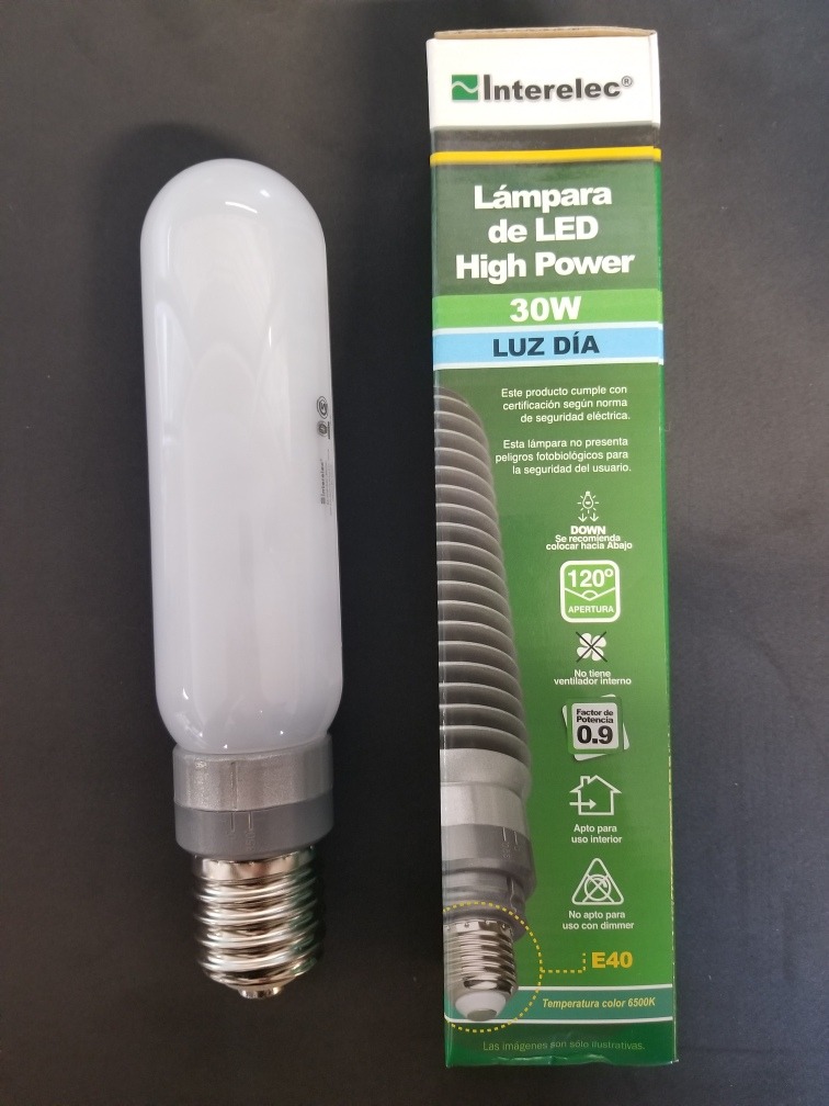 Power Luz Led High 30 Fría Potencia Lampara S4 Interelec W xtdCshQr