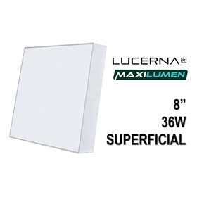 Lampara Panel Led Superficial Cuadrado 36w 6500k Lucerna