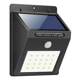 Lampara Solar Led Impermeable Exterior Sensor Movimiento New