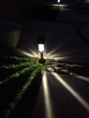 Lámpara Solar Luces Luz Jardín Exterior Led $ 49 00 en