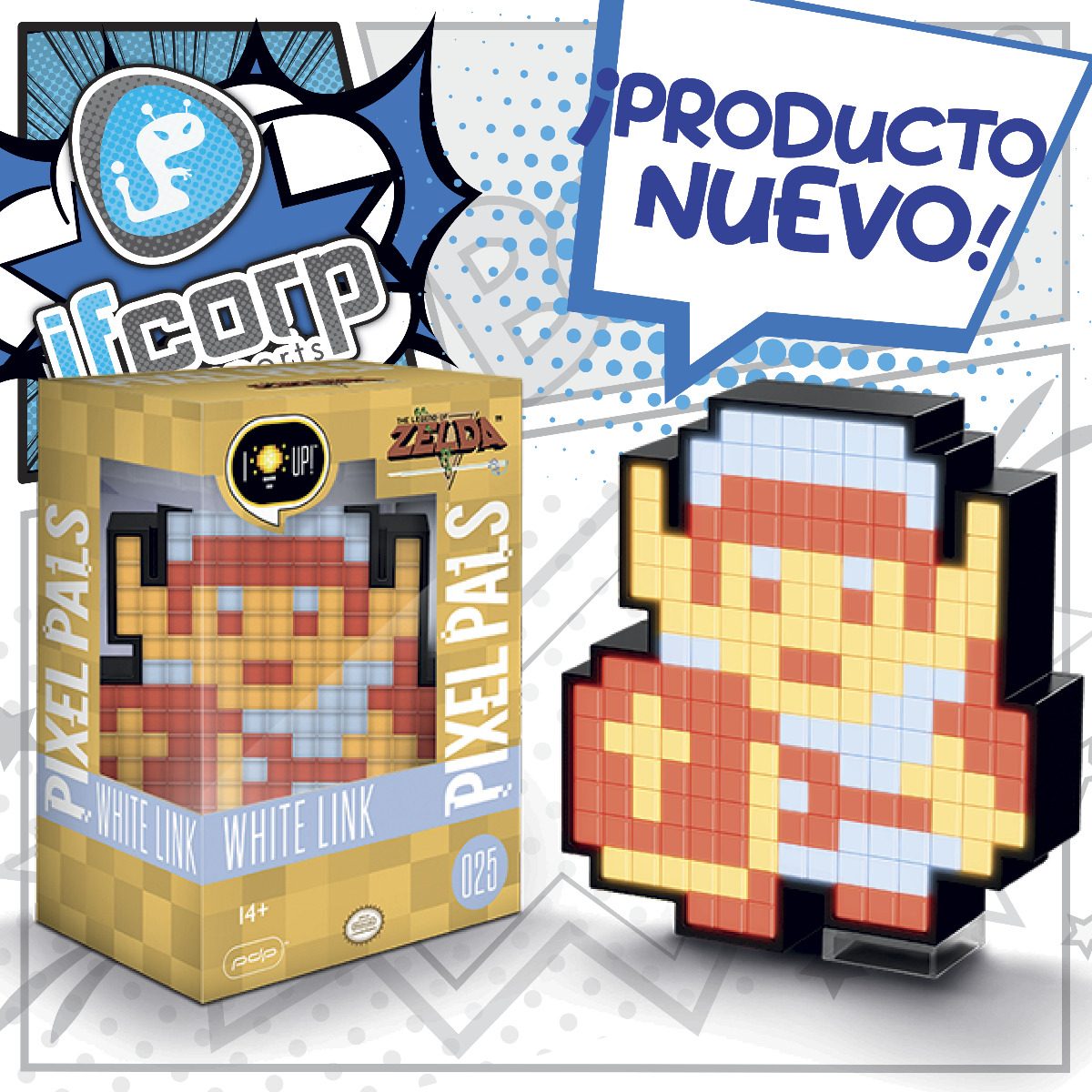 Con 025 Lampara White Pdp Pixel Luz Pals Colección Link 54RLjq3A
