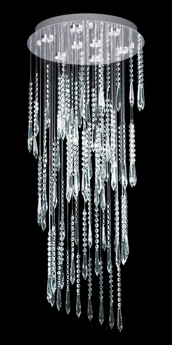 Lamparas Colgantes Para Comedor Mussa Led Cristales Magnalum ... Lamparas Colgantes Para Comedor Mussa Led Cristales Magnalum ...