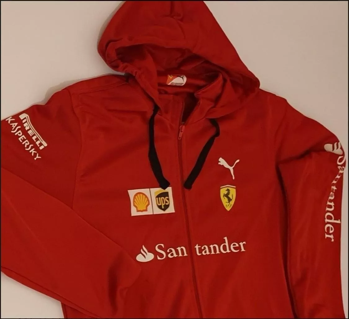 blusa de frio da ferrari