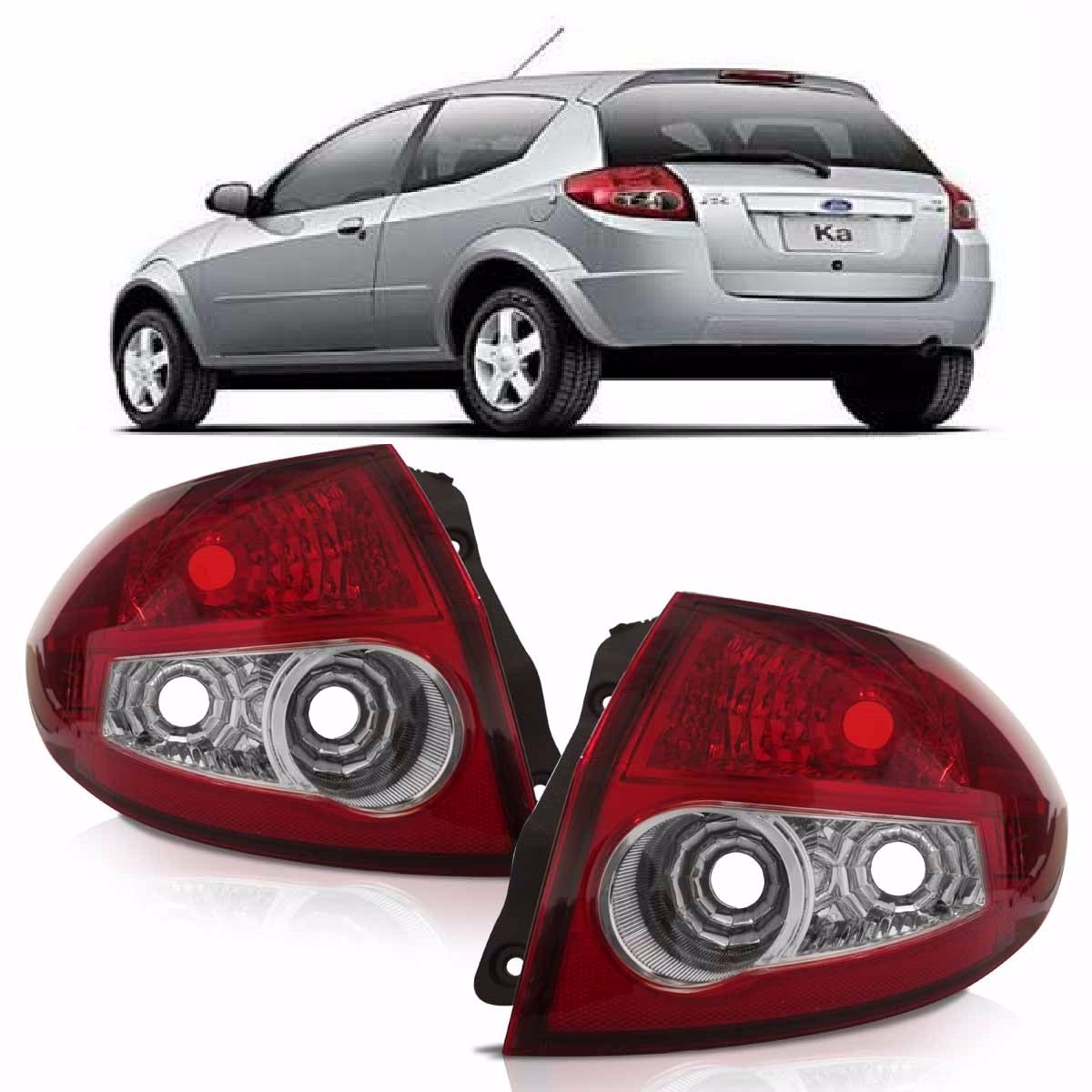 Lanterna Traseira Ford Ka 2008 2009 2010 Original Esquerda R