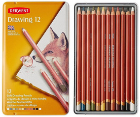 Colección De Dibujo Derwent Lata de 12