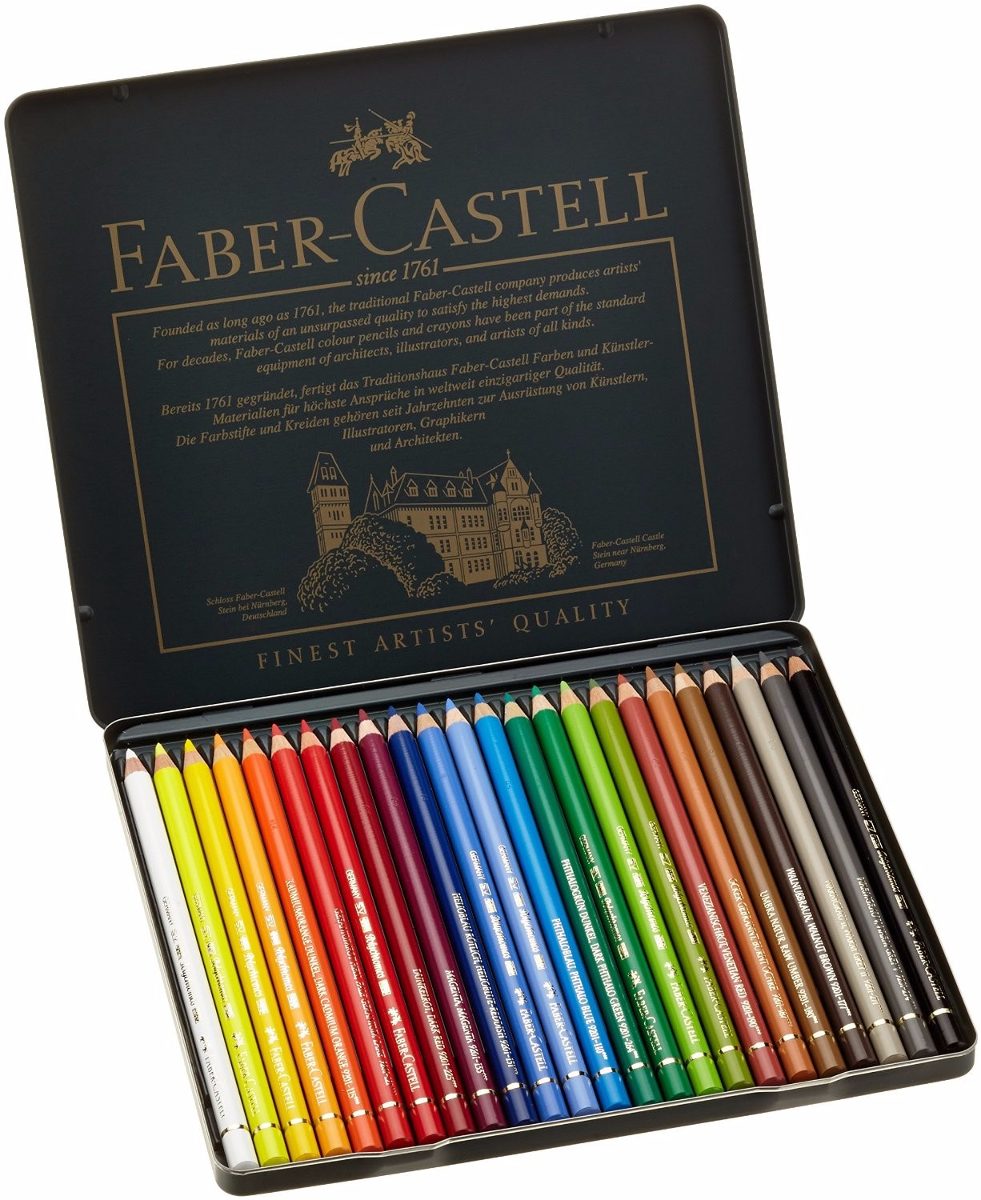 faber castell 12 polychromos colour pencils