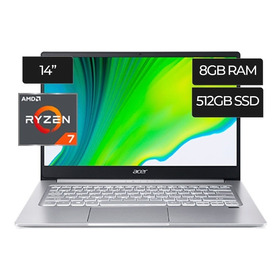 Laptop Acer Swift 3 Sf314-42-r9yn Amd Ryzen 7 512gb 8gb 