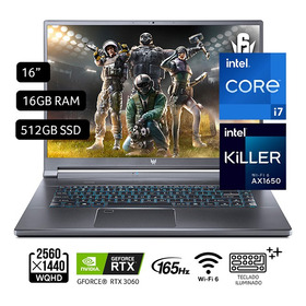 Laptop Gamer Predator Triton 500 Intel Ci7-11800h 16gb 512g