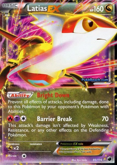 Latias Ex 85/116 Carta Pokémon Tcg Bw Plasma Freeze - R 