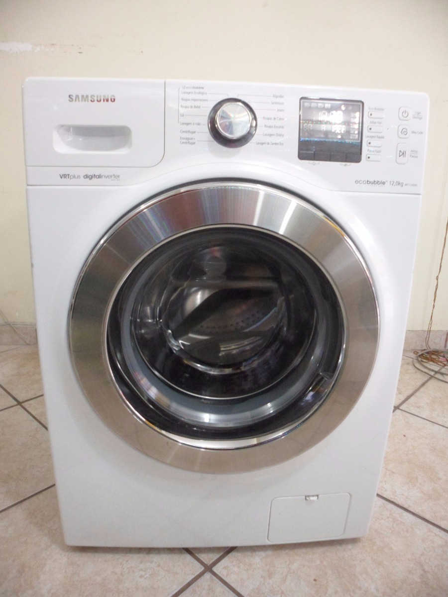 Lavadora De Roupas Samsung 12kg 110v Eco Bubble Wf1124xbc - R$ 1.999,99