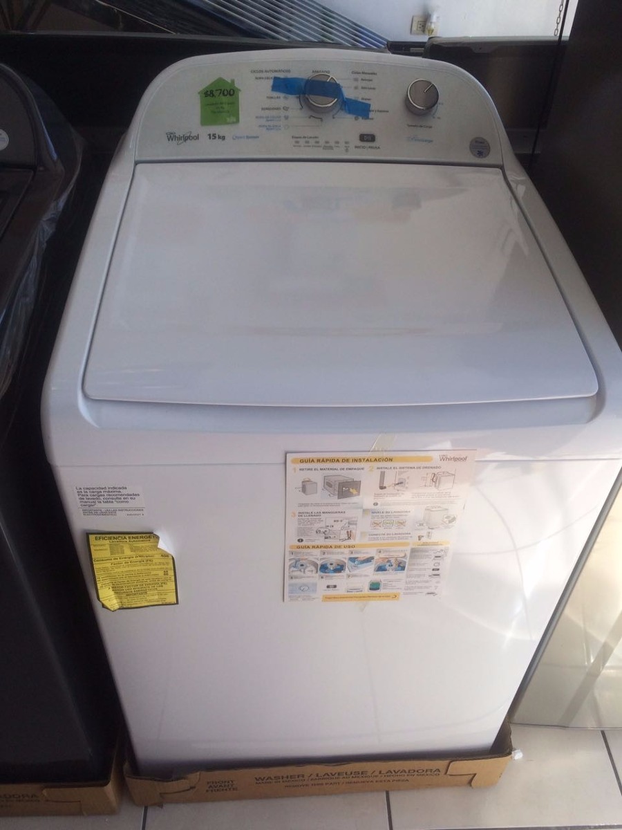 Lavadora Whirlpool 15 Kg - $ 7,699.00 en Mercado Libre