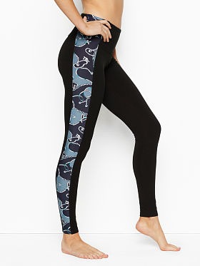 Details about   Victoria Secret Sport High Rise 7/8 Tight Above The Ankle Floral Leggings Size S