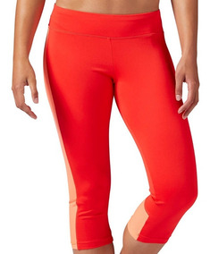 mallas reebok mujer rojas