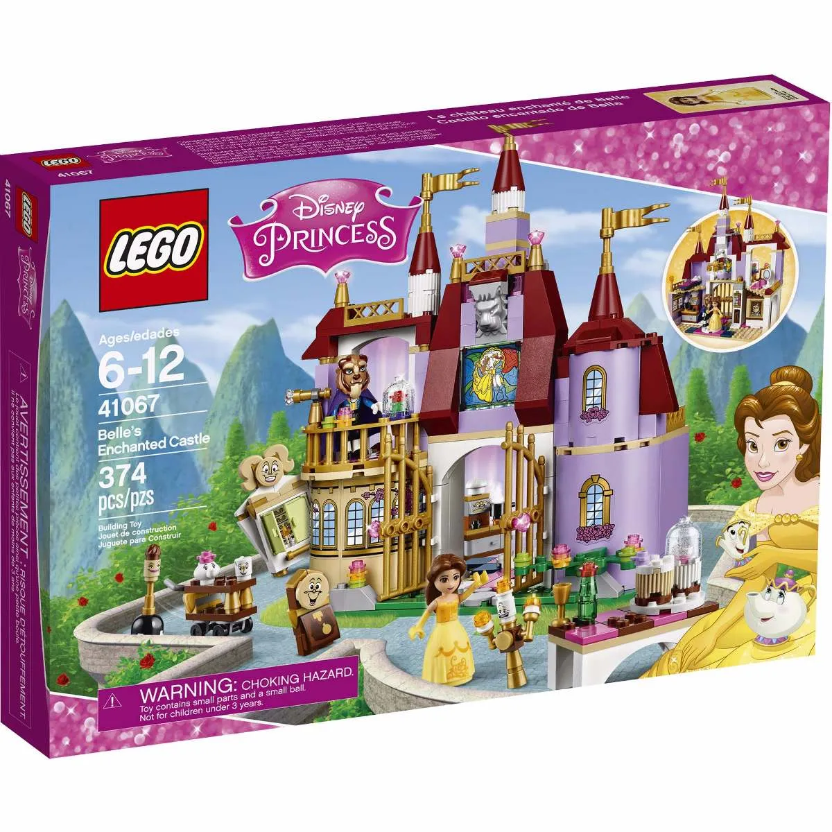 castillo lego de disney