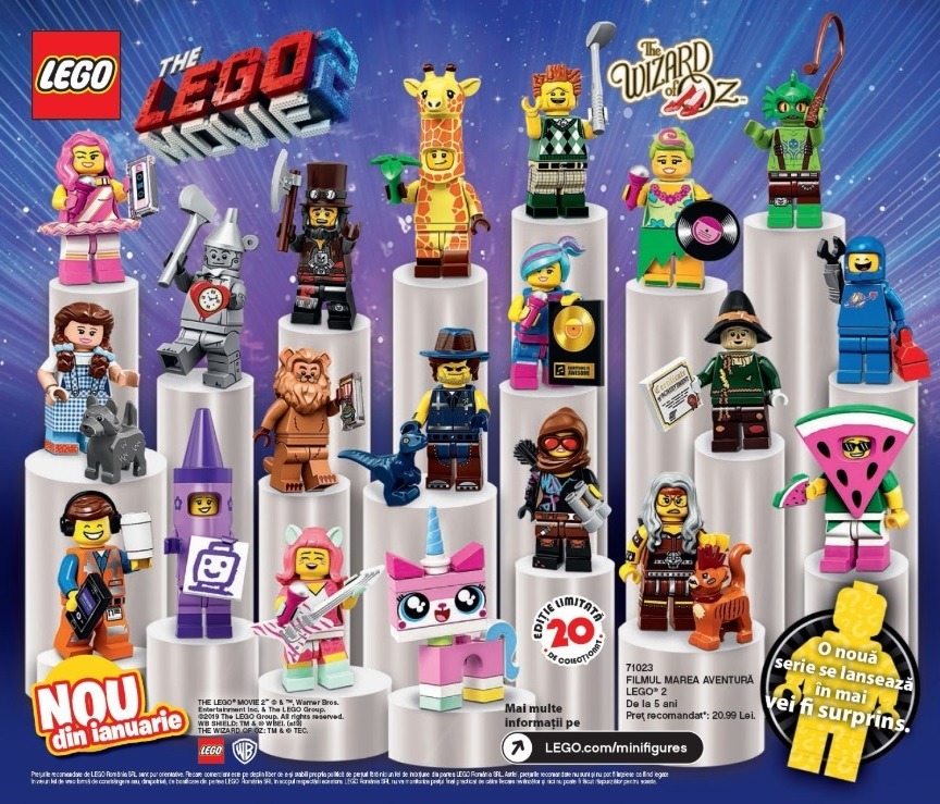 Lego Movie 2-Génial Remix Emmet-Wizard of Oz figurine série 71023