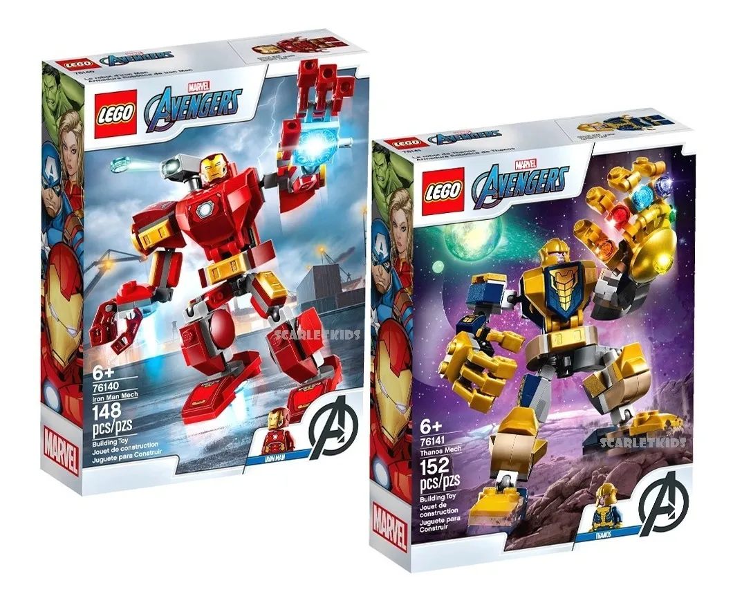 robot iron man lego