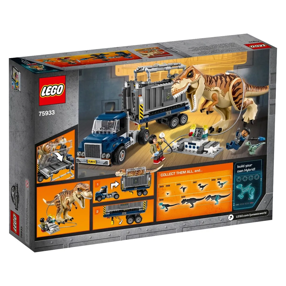 transporte del t rex lego