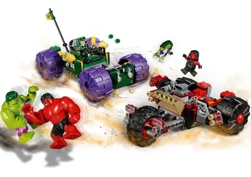 lego hulk red