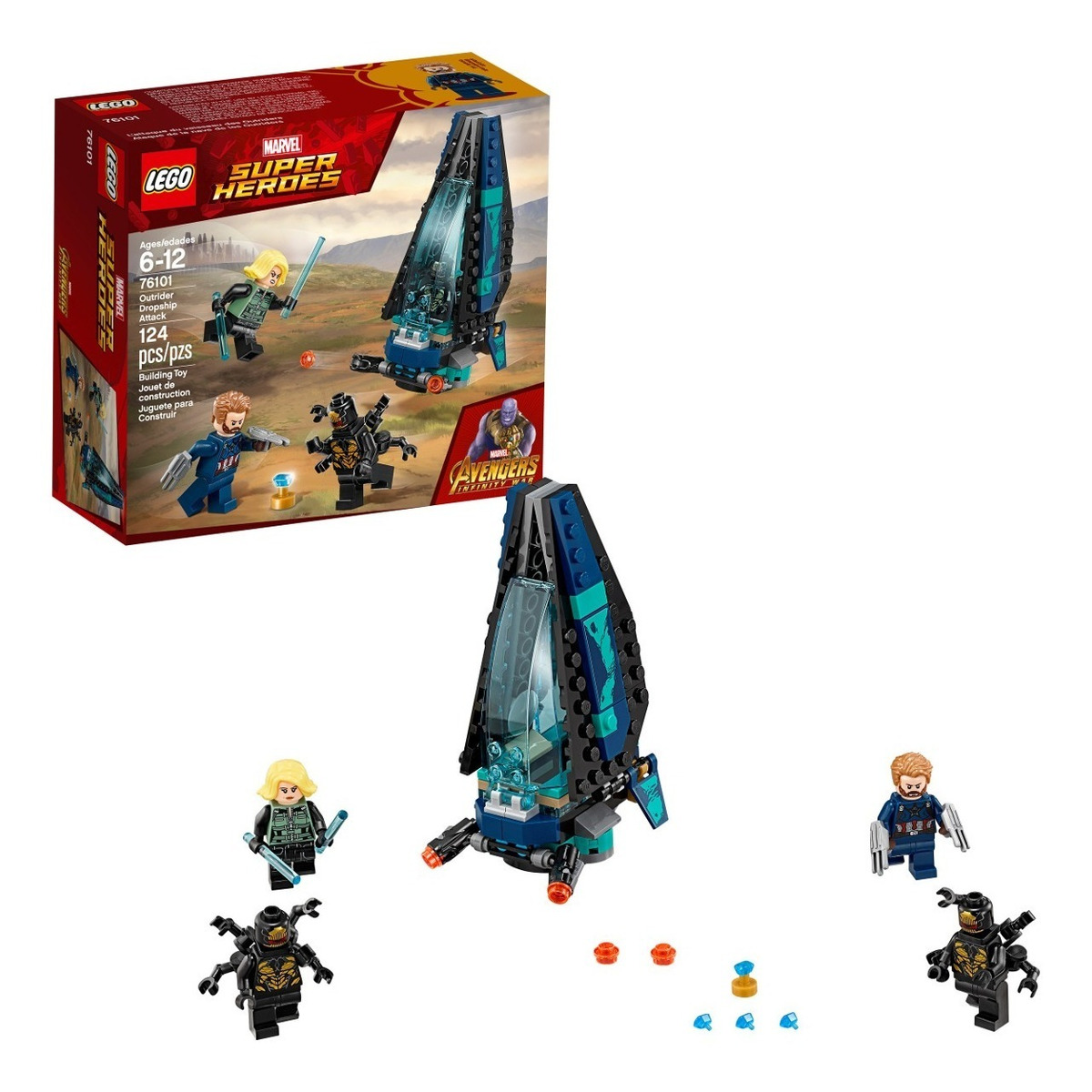 Lego Marvel Super Heroes 2 X escolta Minifigura desde 76125