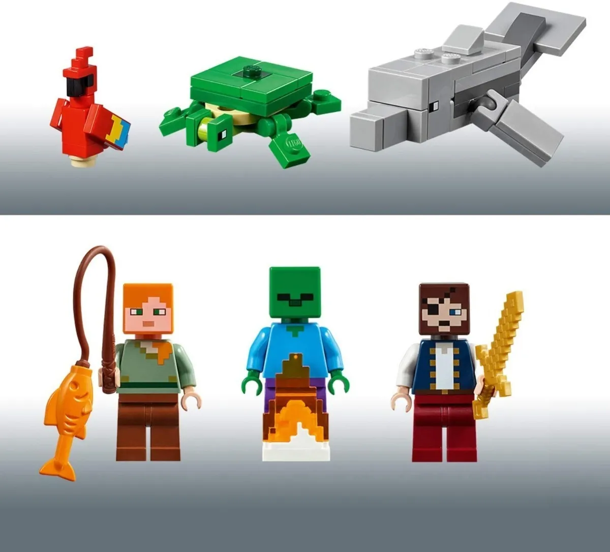 lego minecraft barco pirata