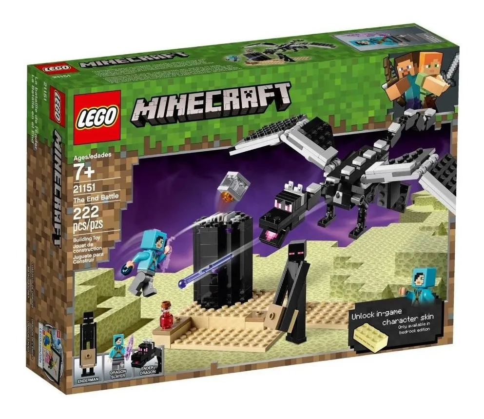 JUGUETIMEX INC. De Infinity toys | Lego Minecraft La Batalla Final 222pzs Nuevo Caja Maltrata - $ 598.00