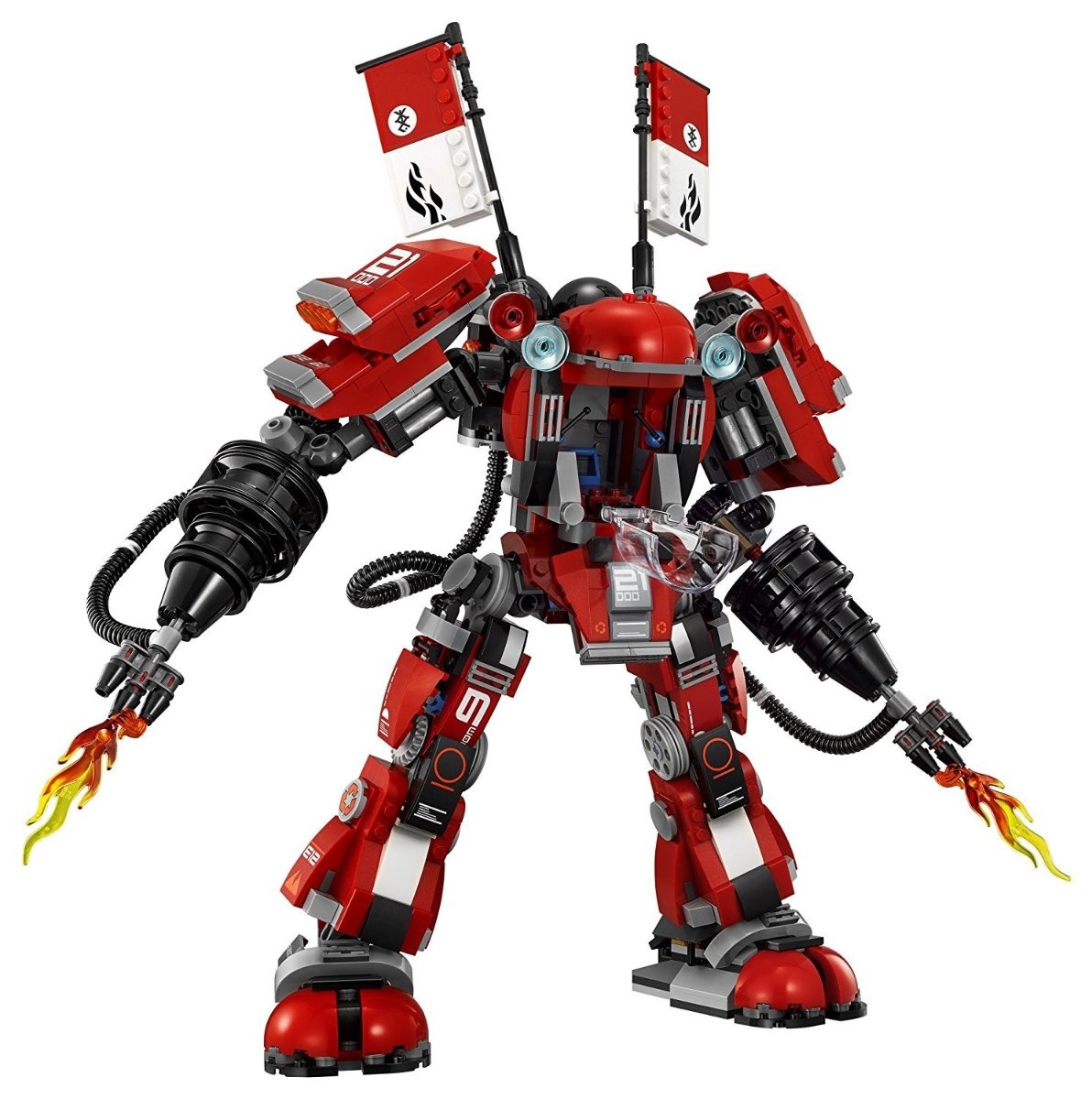 MLM lego ninjago movie robot del fuego fire mech con 944 pzas JM